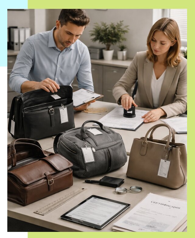 Сертификация сумок в Краснокаменске от 7666 руб. | Алешин-Ксн