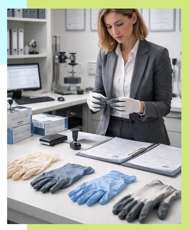 Сертификация перчаток в Краснокаменске от 8688 р. | Алешин-Ксн