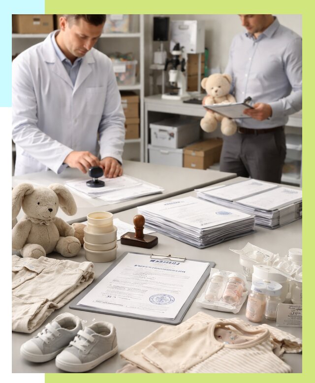 Сертификация детских товаров в Краснокаменске от 15332 р. | Алешин-Ксн