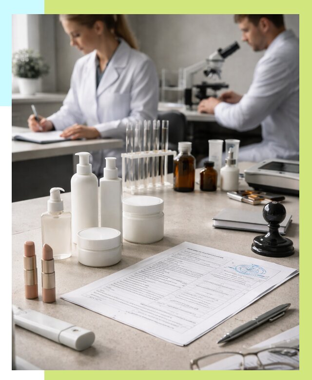 Сертификация косметики в Краснокаменске от 20442 р. - Алешин-Ксн