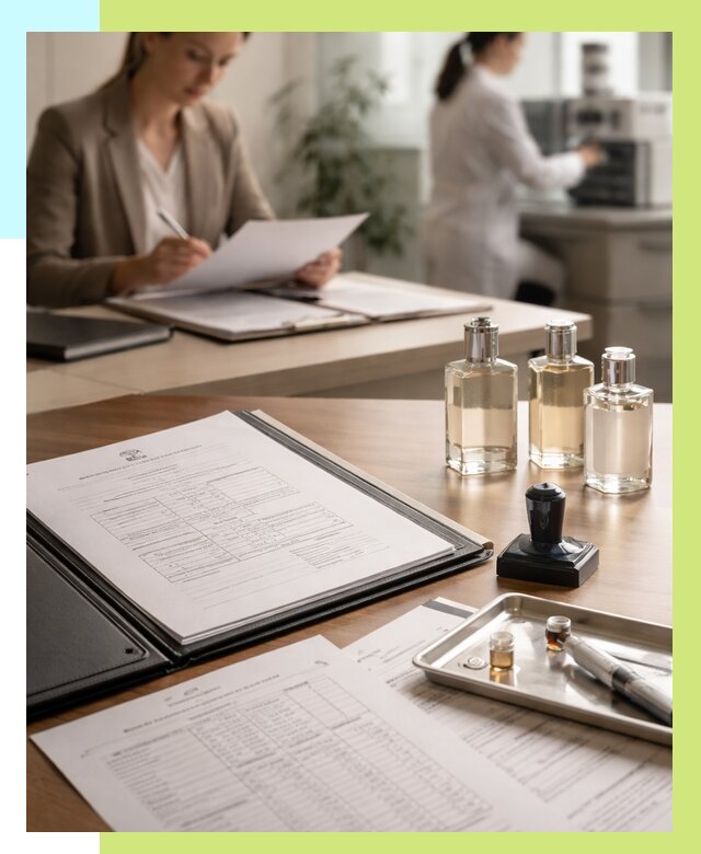 Сертификация парфюмерии в Краснокаменске от 15332 р. | Алешин-Ксн