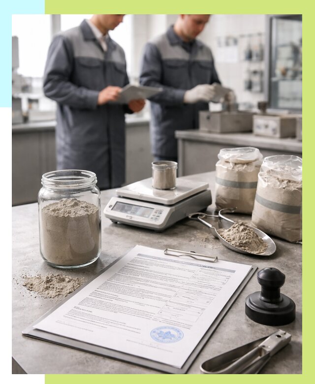 Сертификация цемента в Краснокаменске от 20442 р. | Алешин-Ксн