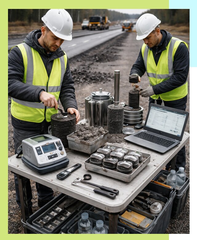 Сертификация асфальта: испытания и подтверждение в Краснокаменске