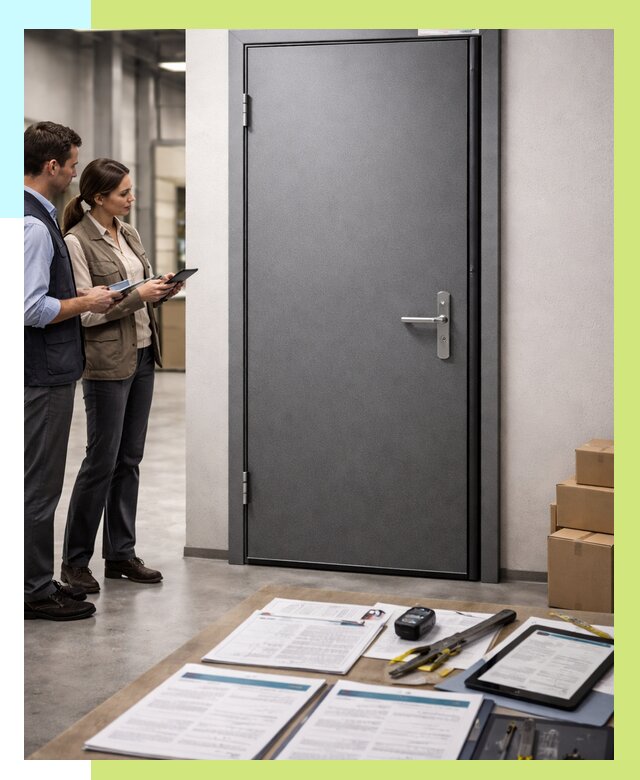 Сертификация противопожарных дверей в Краснокаменске от 9199 р. | Алешин-Ксн