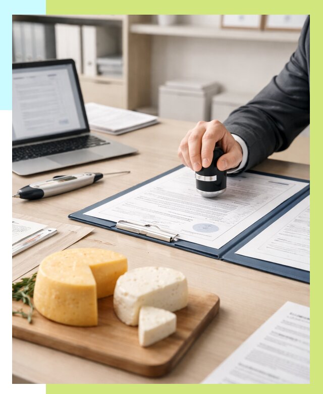 Сертификация сыров в Краснокаменске от 15332 р | Сертификат на сыр Алешин-Ксн