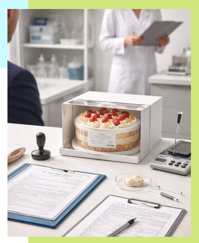 Сертификация тортов в Краснокаменске от 9199 р. заказать | Алешин-Ксн