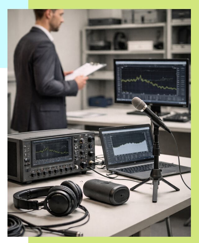 Сертификация аудиотехники в Краснокаменске от 15332 р., Алешин-Ксн