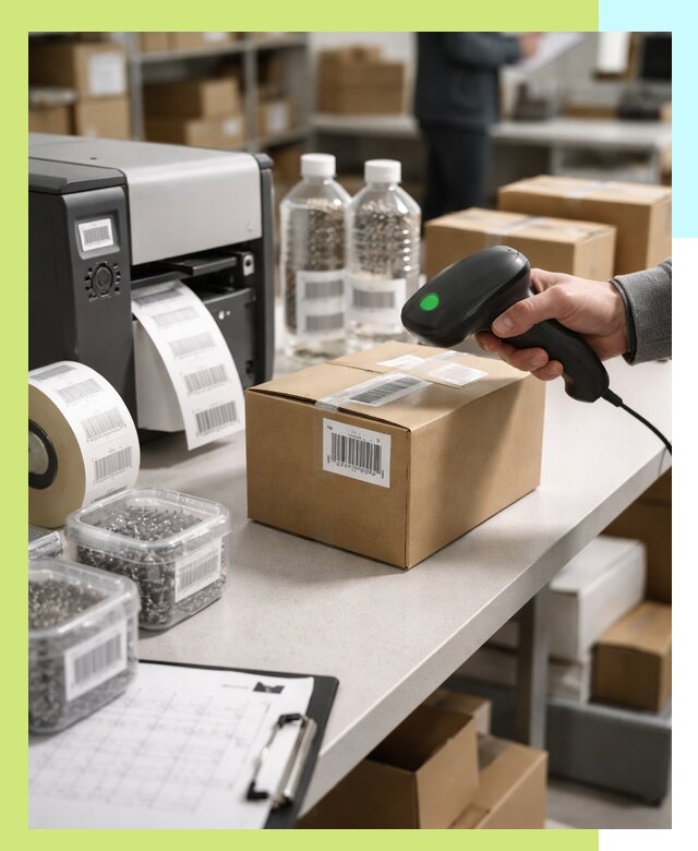 Штрихкодирование продукции и маркировка для продажи в Краснокаменске