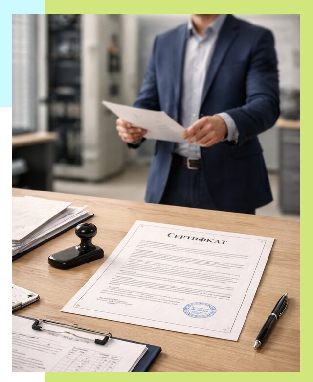 Сертификат на оборудование в Краснокаменске от 15332 р. | Алешин-Ксн