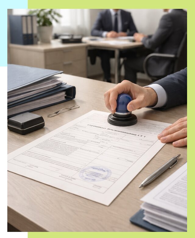 Сертификат происхождения СТ 1 в Краснокаменске от 4599 р. | Алешин-Ксн