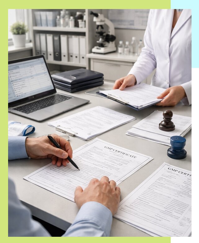 Оформление сертификата GMP в Краснокаменске для фармпроизводства