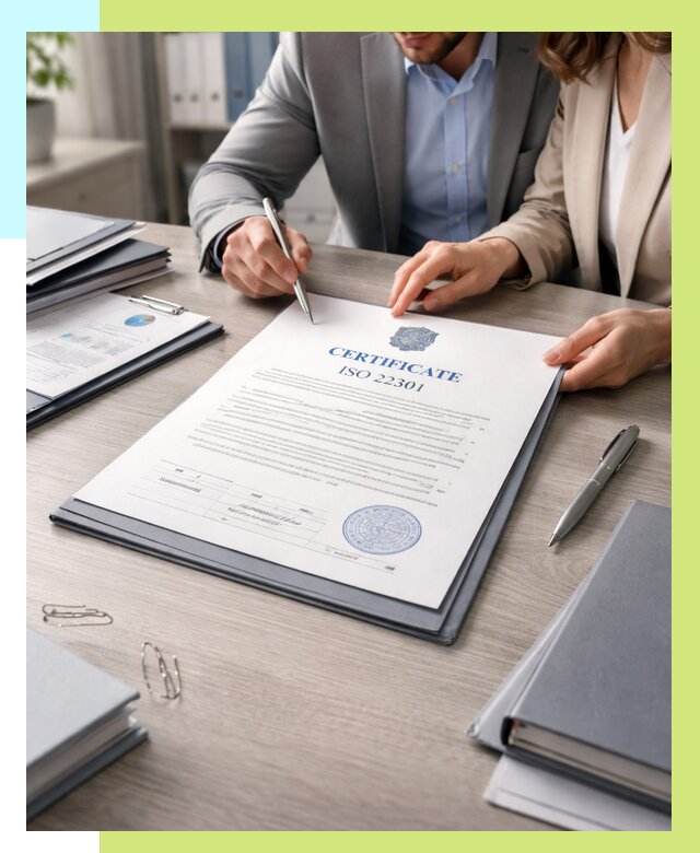 Сертификат ISO 22301 в Краснокаменске от 45995 р. | Алешин-Ксн срочно